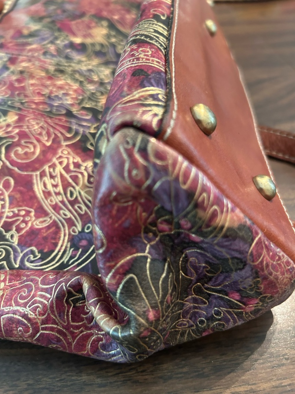 Patricia Nash Multicolor Paisley Shoulder Bag - Picture 5 of 10